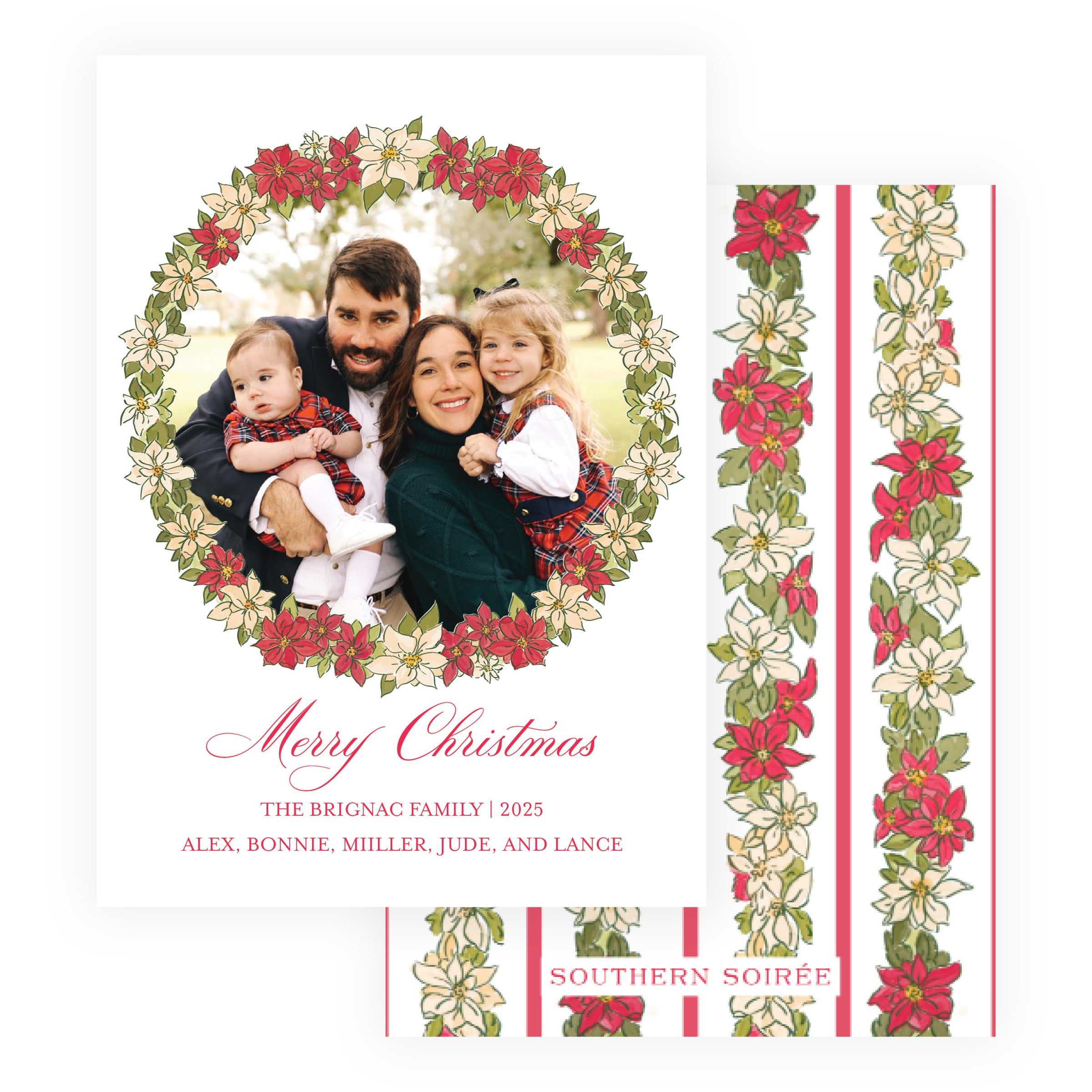 Poinsettia Wreath