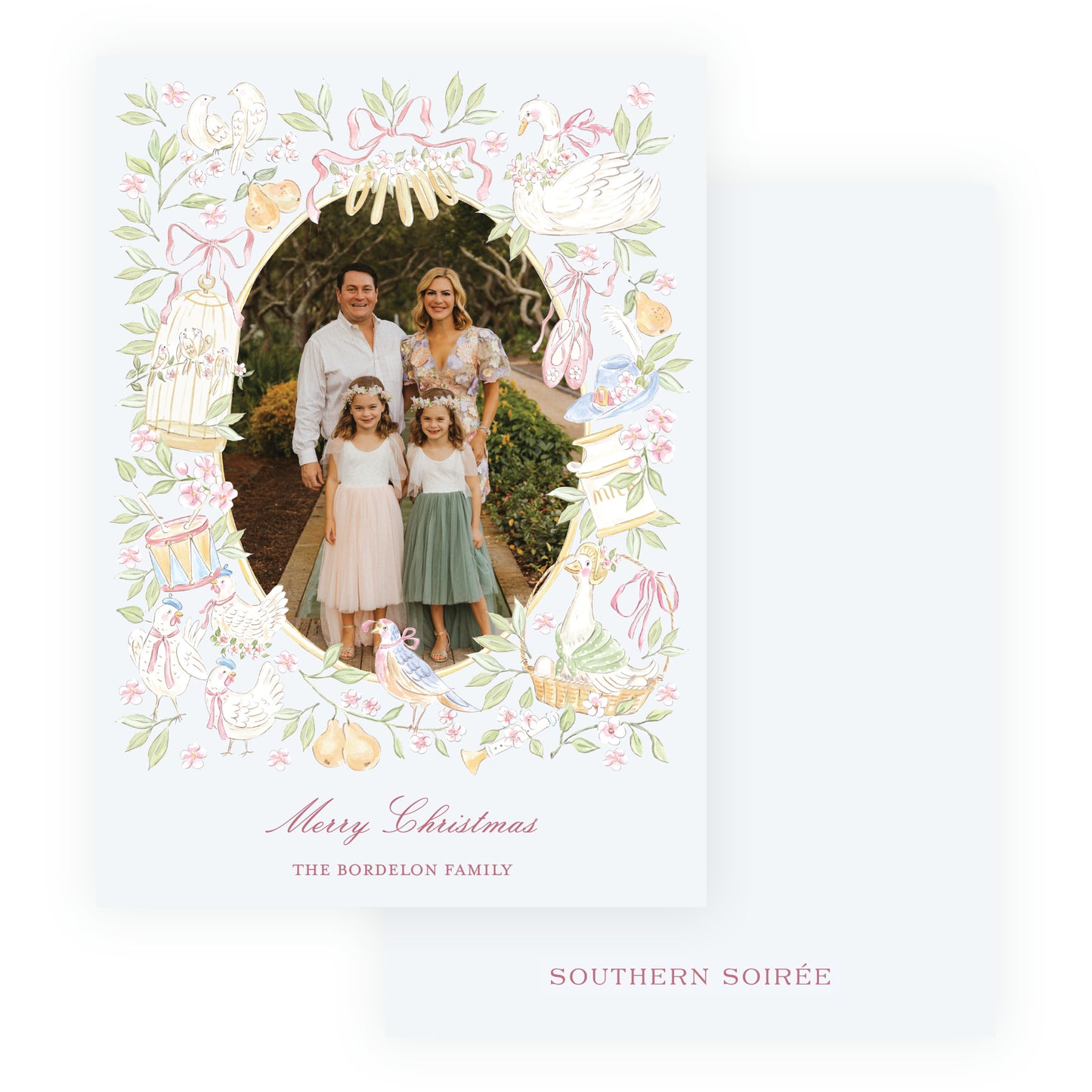 Pastel Blue 12 Days of Christmas