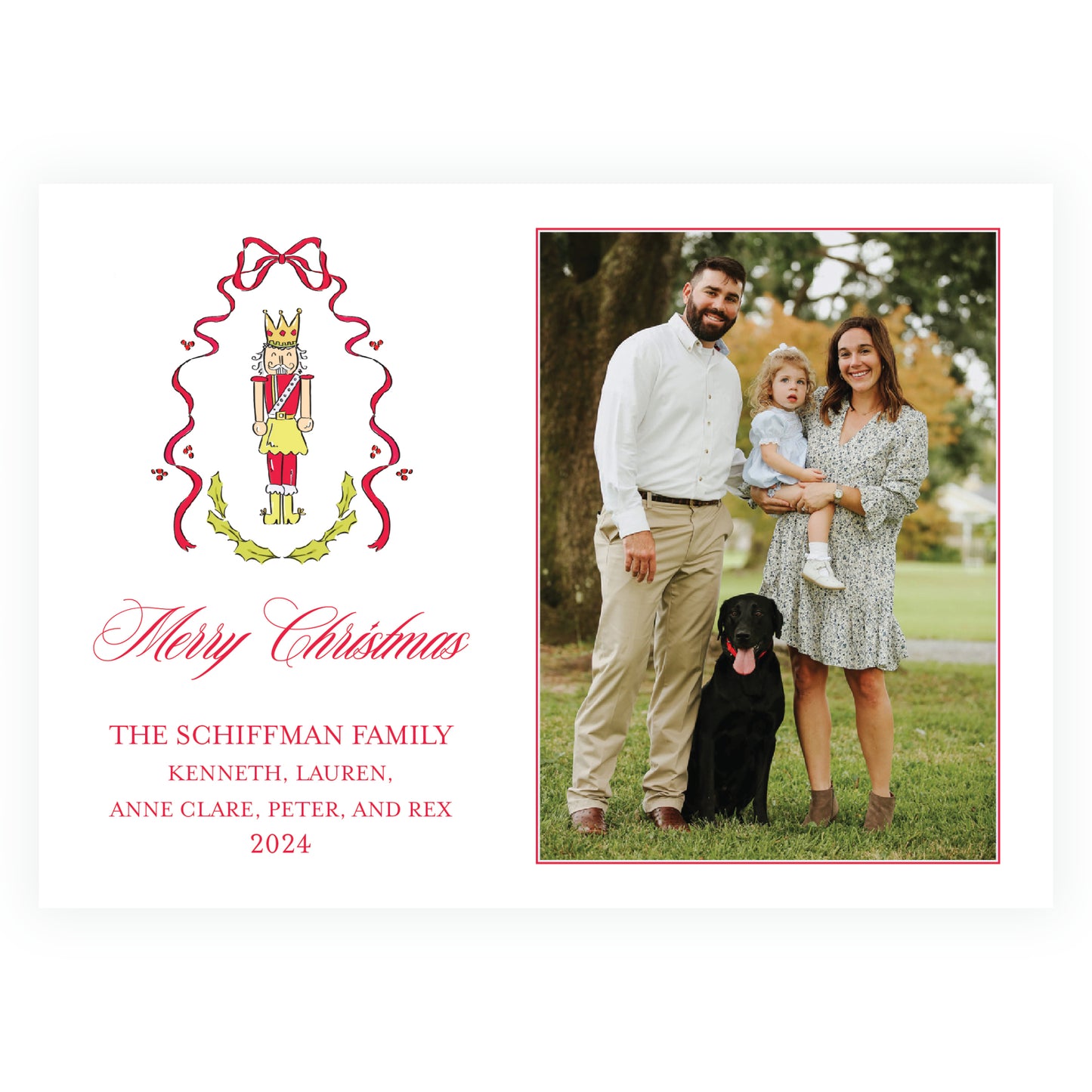 Holly Nutcracker Landscape