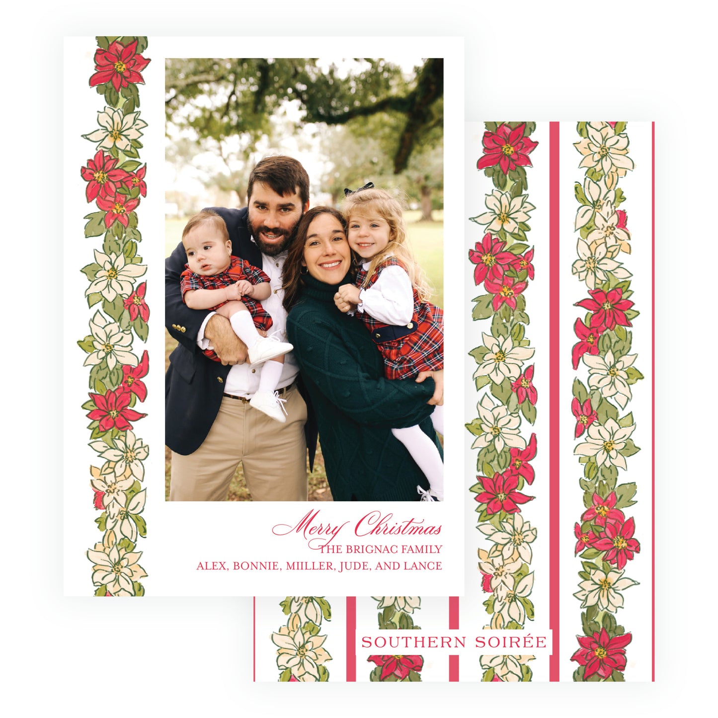 Poinsettia Left Border