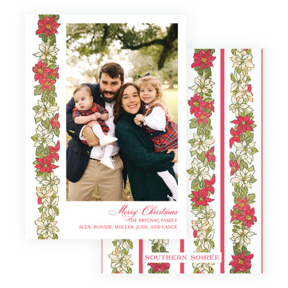 Poinsettia Left Border