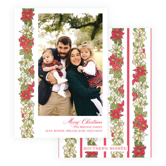 Poinsettia Left Border