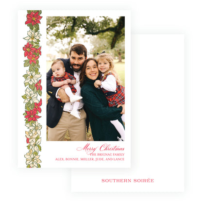 Poinsettia Left Border