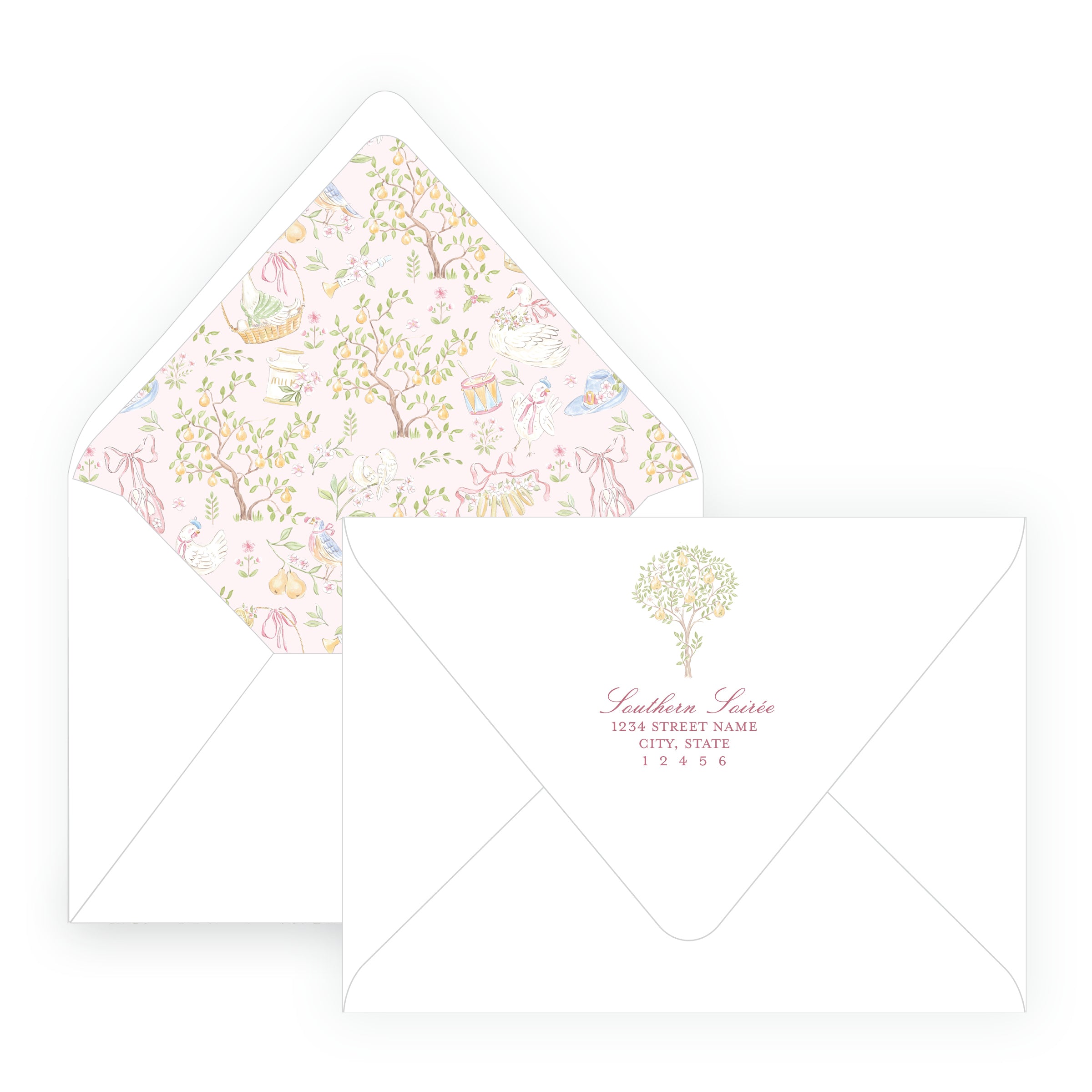Pastel Pink 12 Days of Christmas Frame