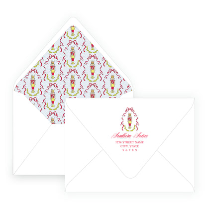 Holly Nutcracker Crest Blue