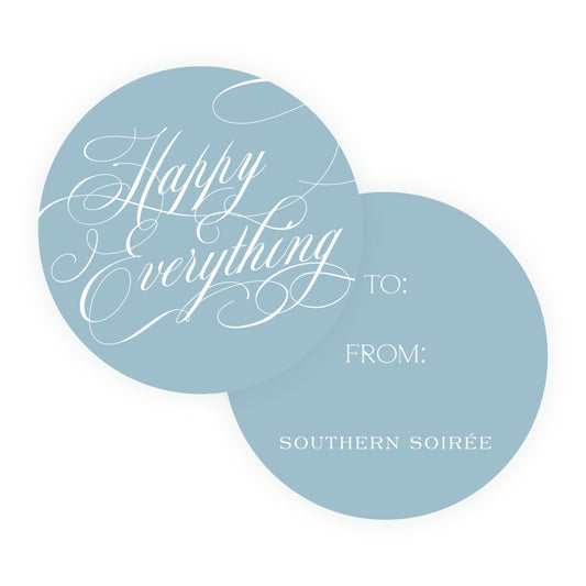 Happy Everything Circle Tag Set