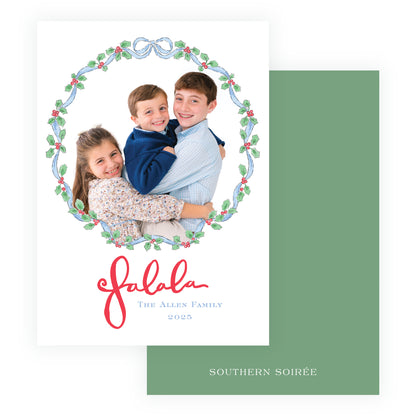 Sing & Rejoice Holly Circle Frame