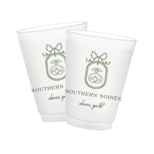 Customize Your Own Frosted Cup - 1 Color Design