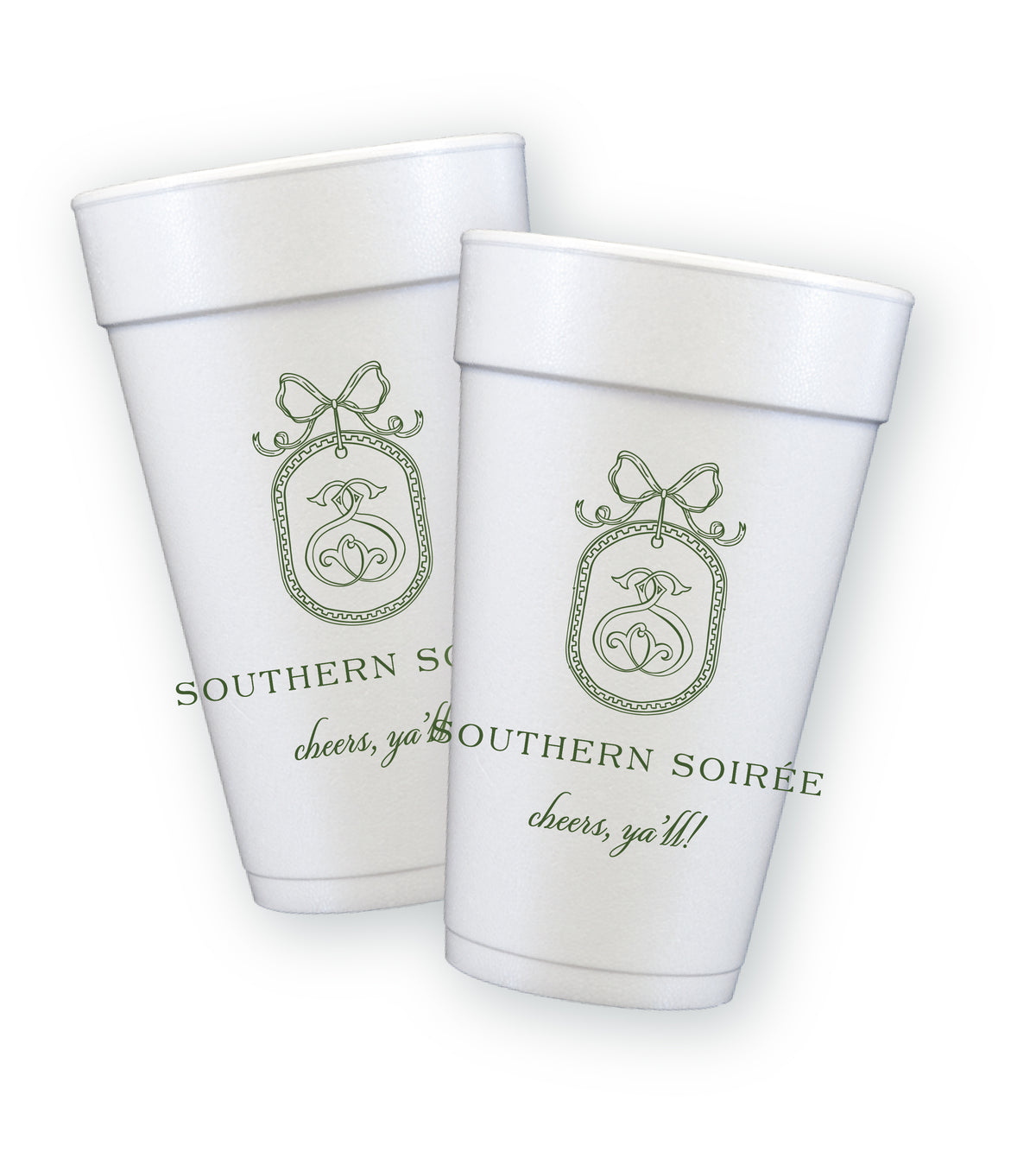 Single Or Two Colors Customize your Own Styrofoam Cups