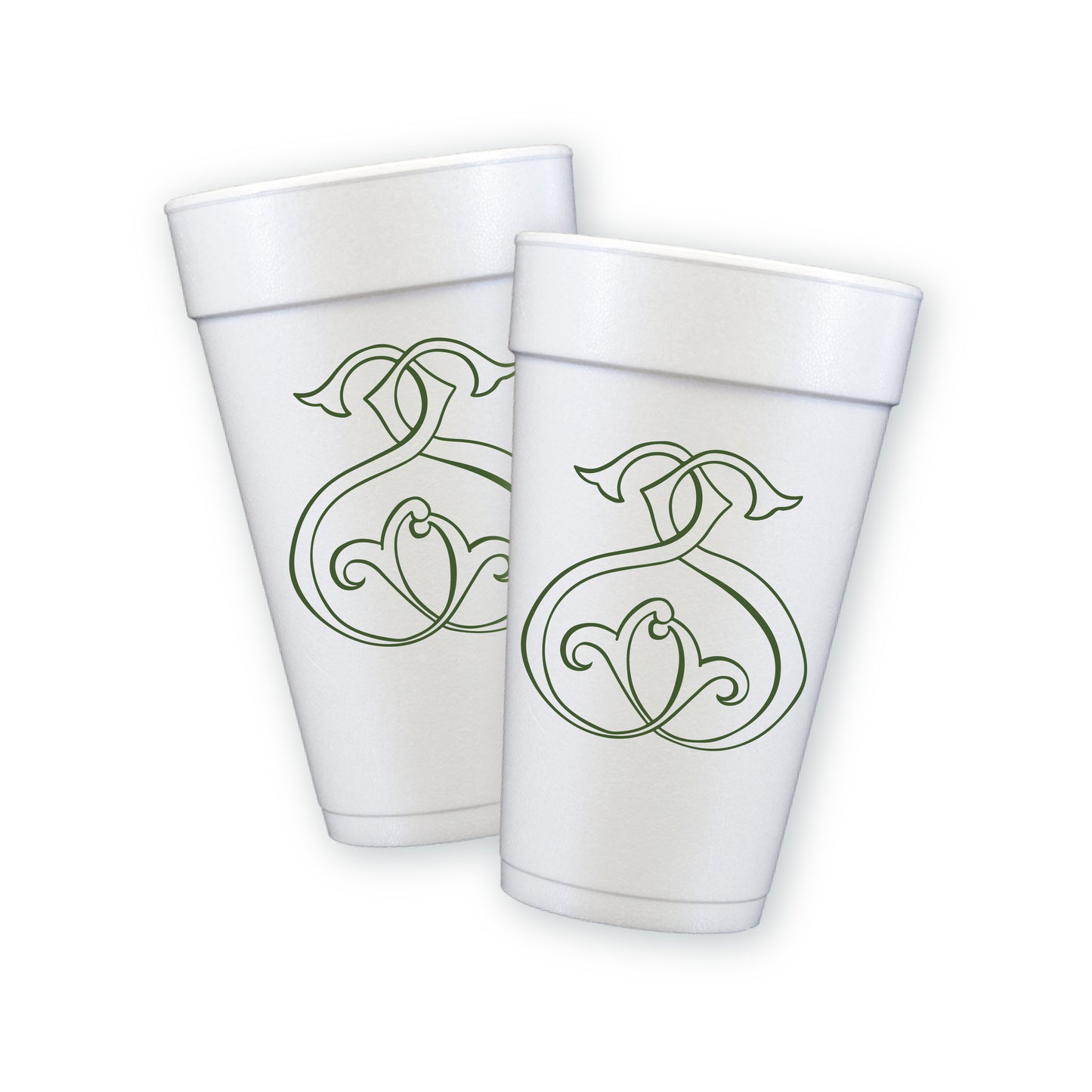 Single Or Two Colors Customize your Own Styrofoam Cups