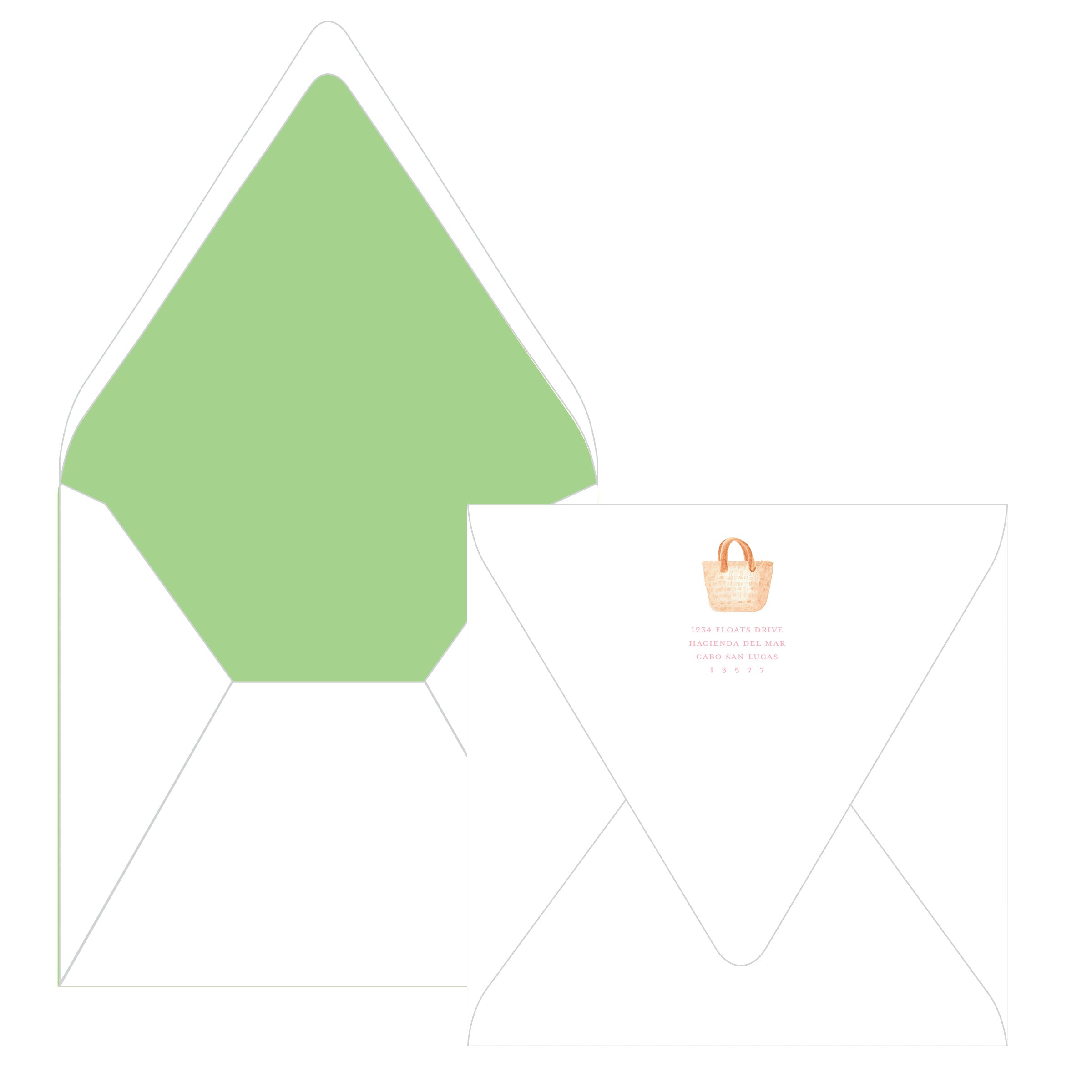 Floats & Fete Bachelorette Square Card