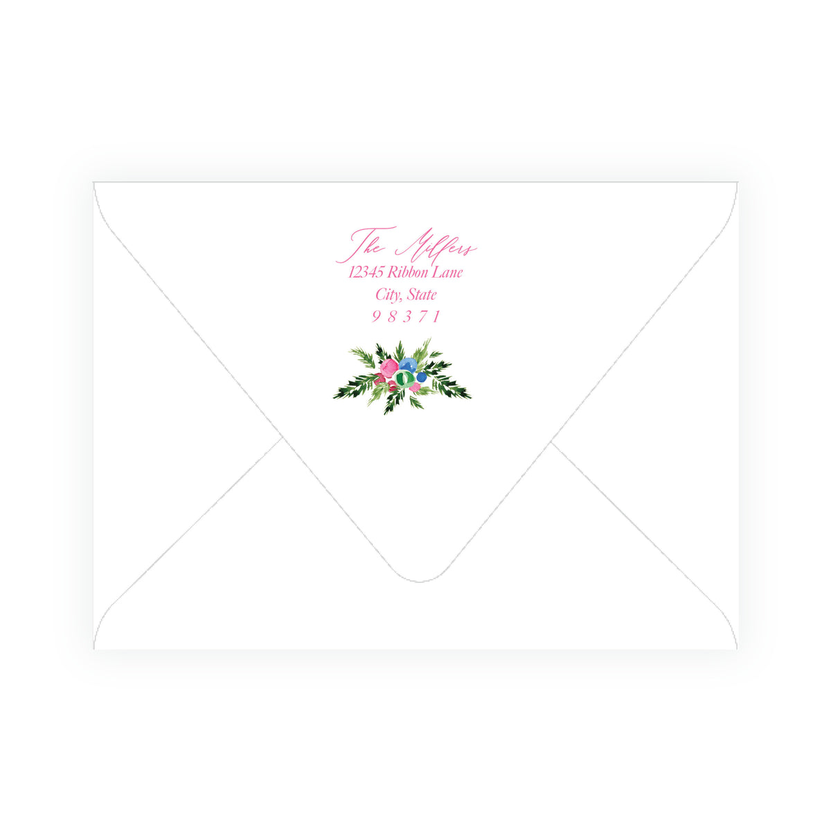Merry Frame Personalized Christmas Photo Card