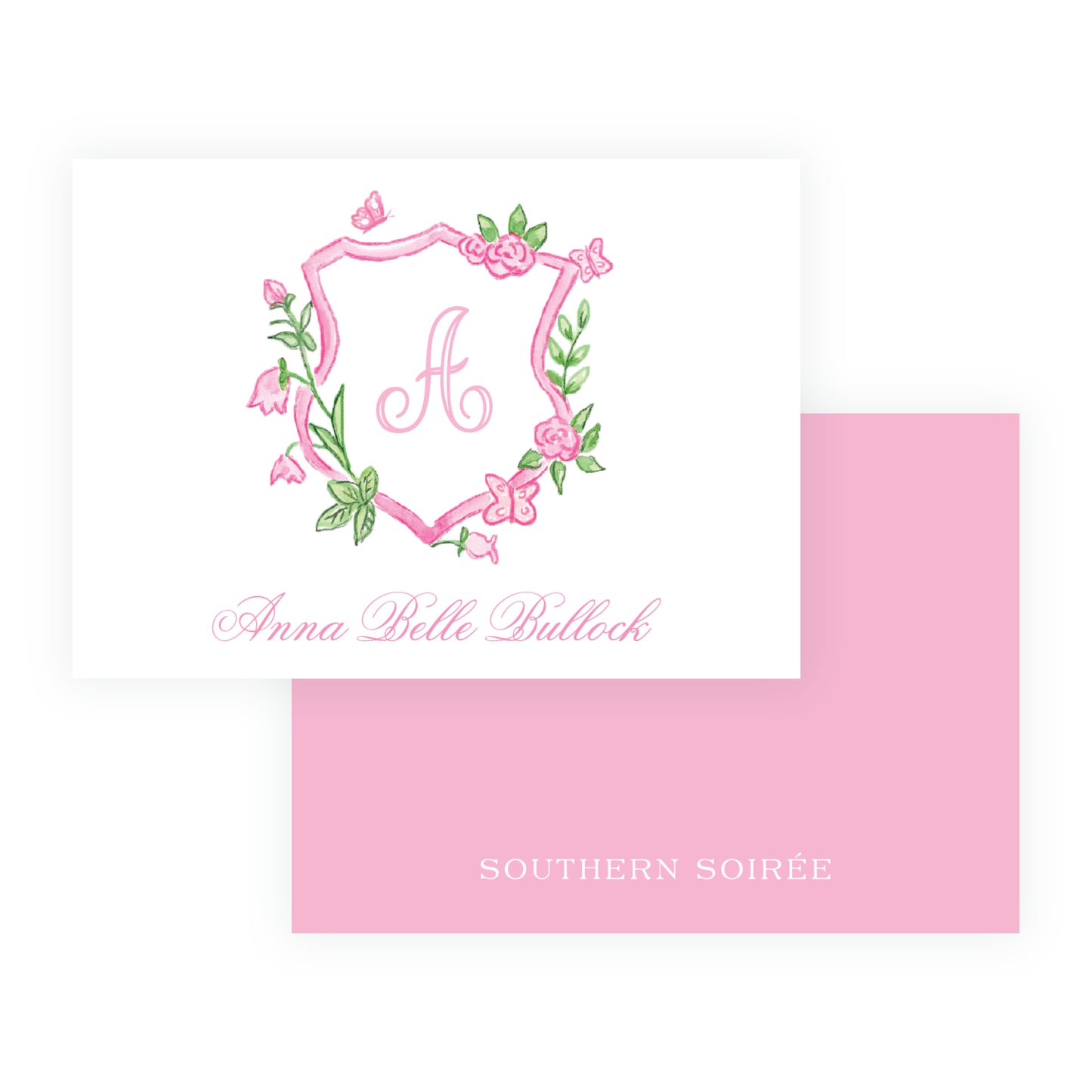Tiny Petals Crest Enclosure Cards