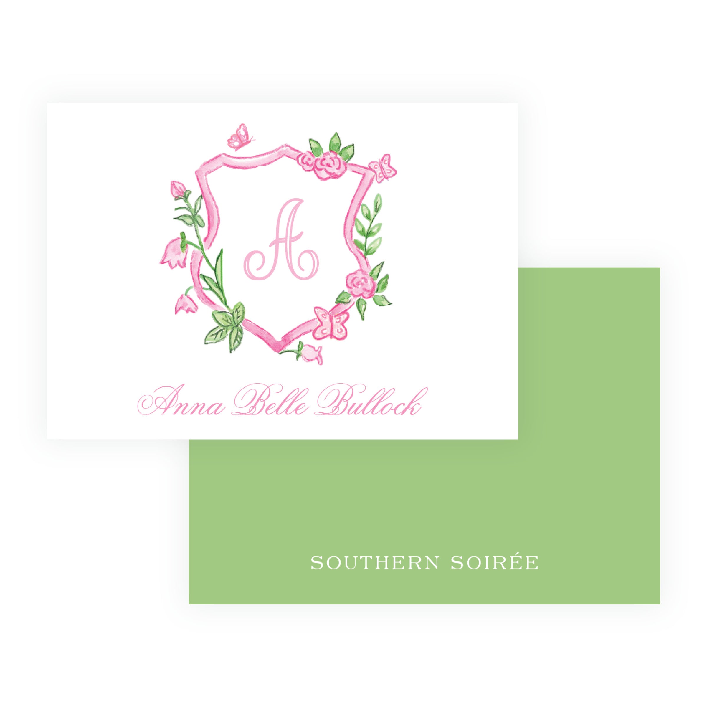 Tiny Petals Crest Enclosure Cards