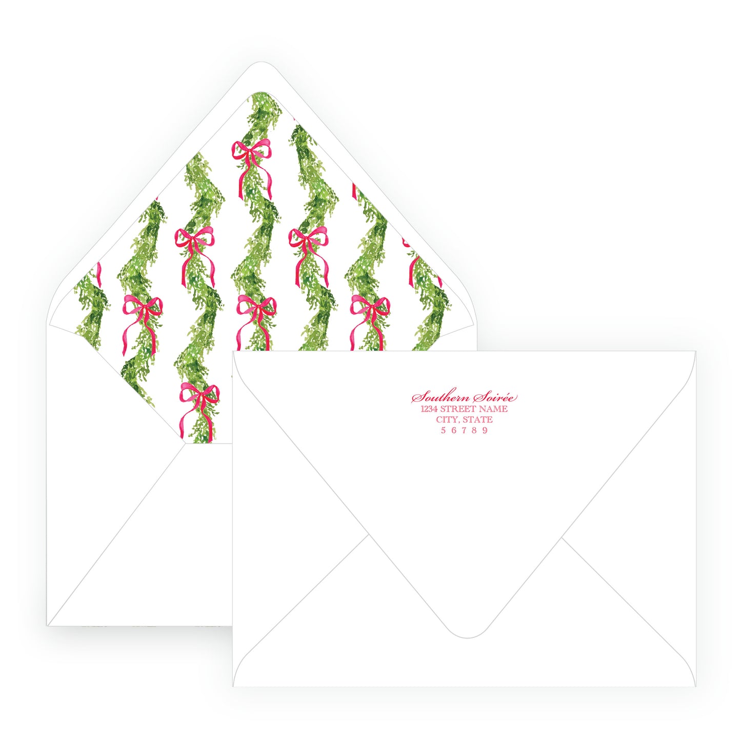 The Evergreen Trim Red Landscape