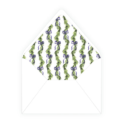 The Evergreen Garland Navy Landscape