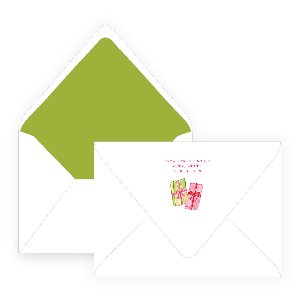 Martinis & Mistletoe Holiday Engagement Party Invitation