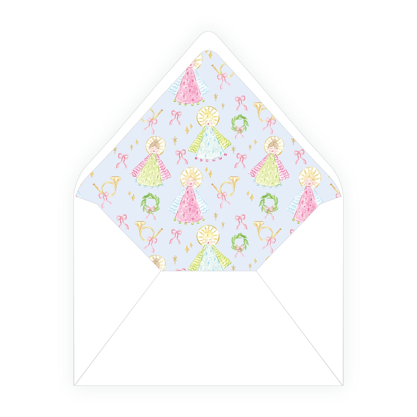 Blue on Blue Holy Night Angels Landscape