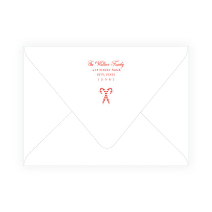 Candy Cane Wreath Landscape