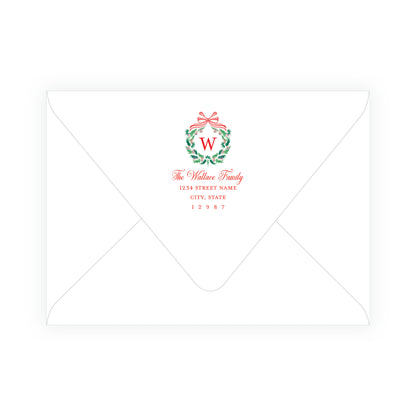 Candy Cane Wreath Landscape