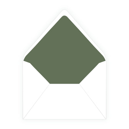 Southern Nutcracker Crest Olive Green with Monogram Landscape