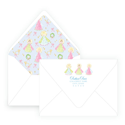 Blue on Blue Holy Night Angels