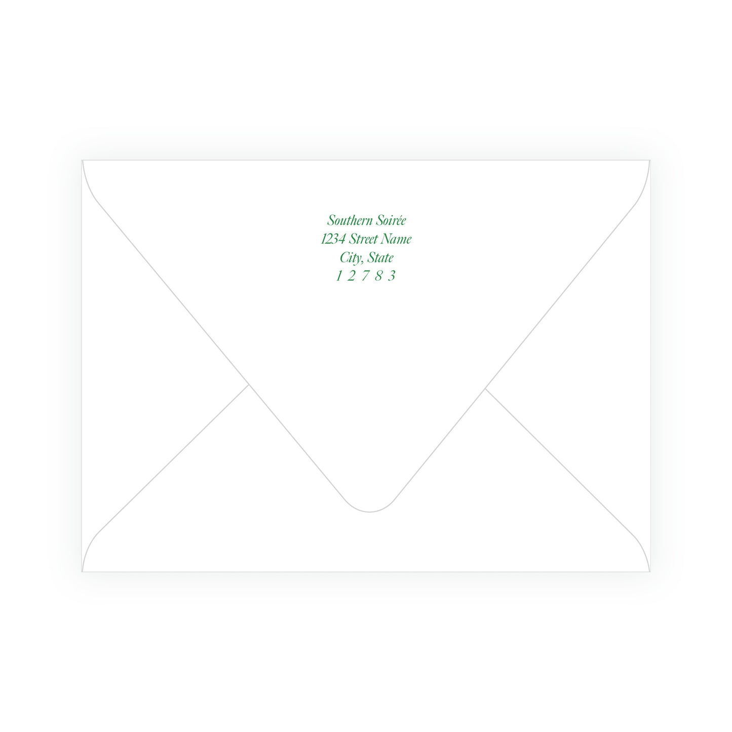 Wrapped In Lights Trim Holiday Card