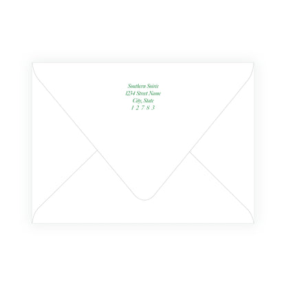 Wrapped In Lights Trim Holiday Card