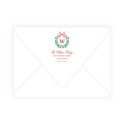 Candy Cane Wreath Landscape