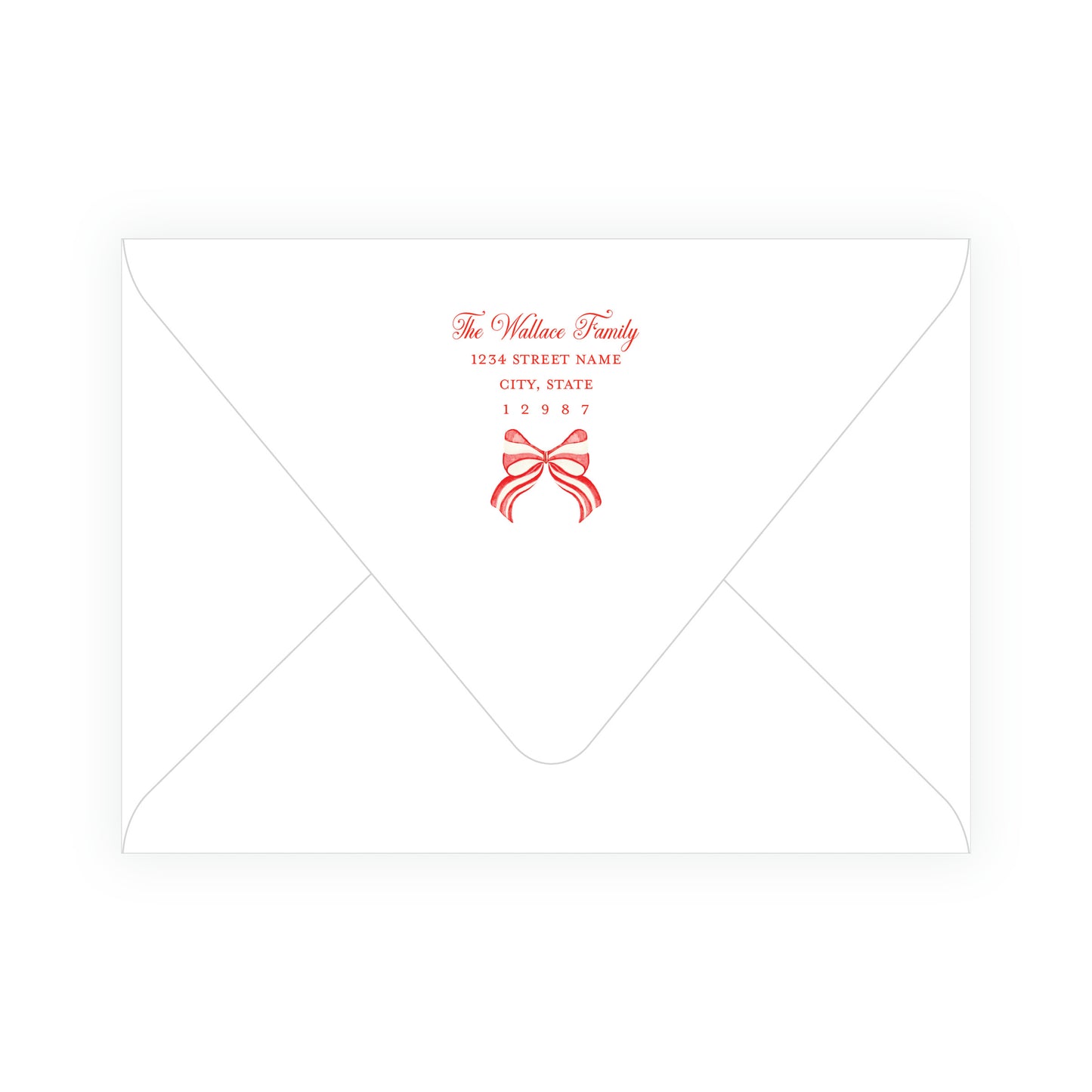 Candy Cane Wreath Landscape