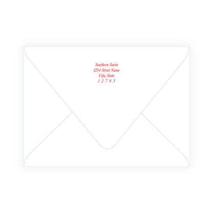 Wrapped In Lights Trim Holiday Card