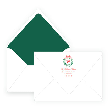 Candy Cane Wreath Landscape