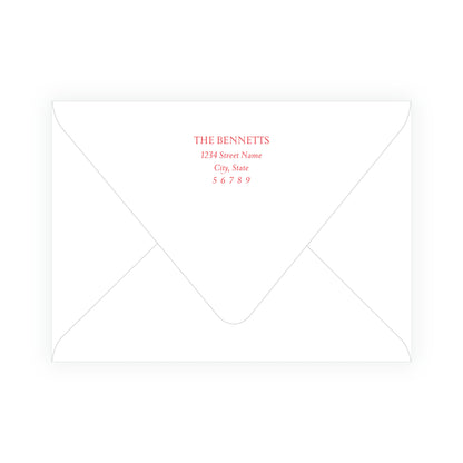 Very Merry Red Marble Landscape