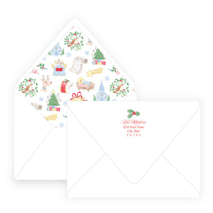 Sing & Rejoice Holly Square Frame