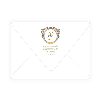 Magnolia Rope Wreath Colorful