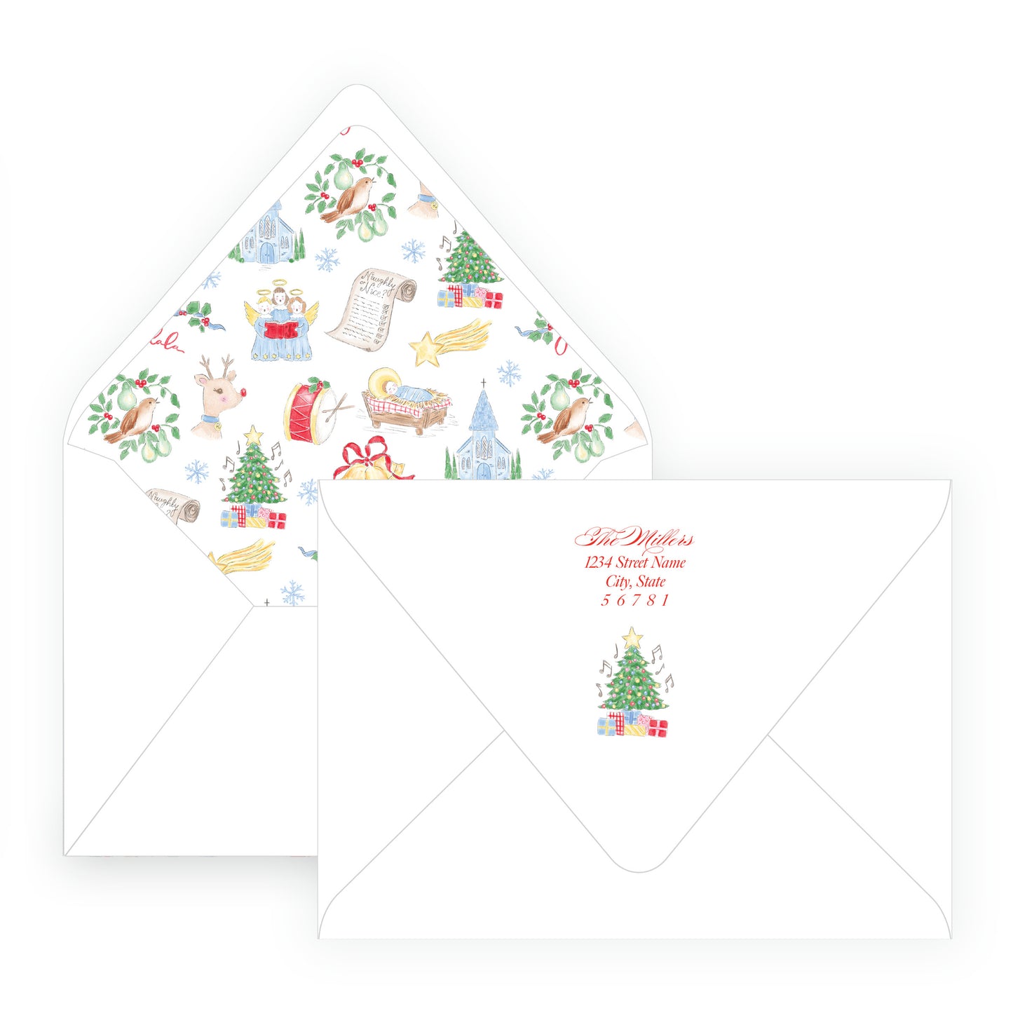 Sing & Rejoice Holly Square Frame