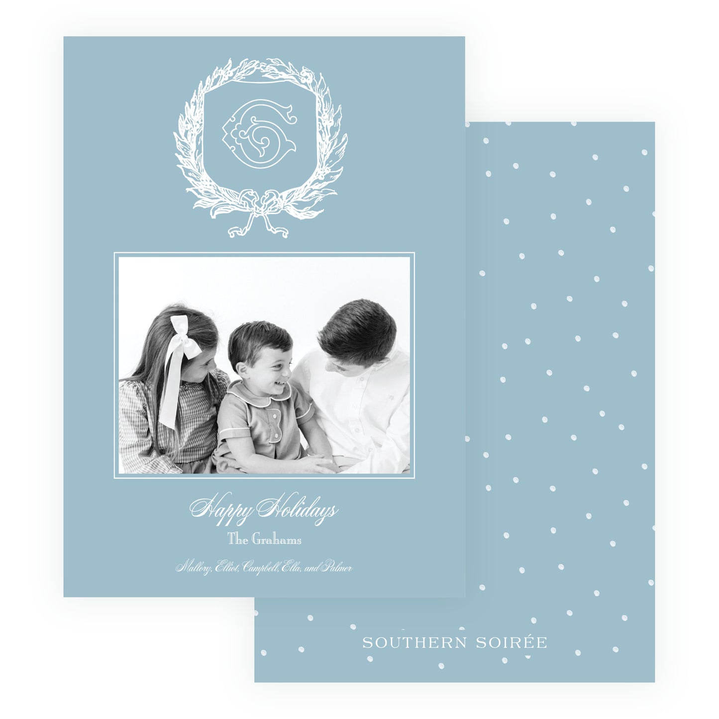 Heirloom Holly with Bow Crest (Customize Your Color)