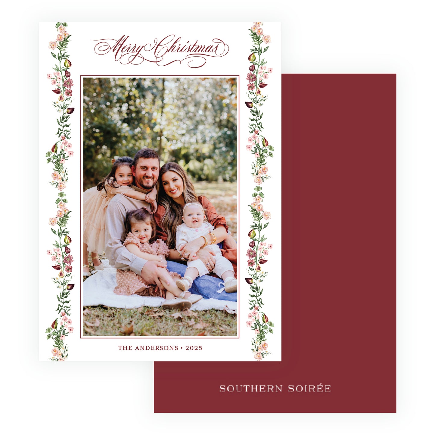 Figs and Floral Garland Trim