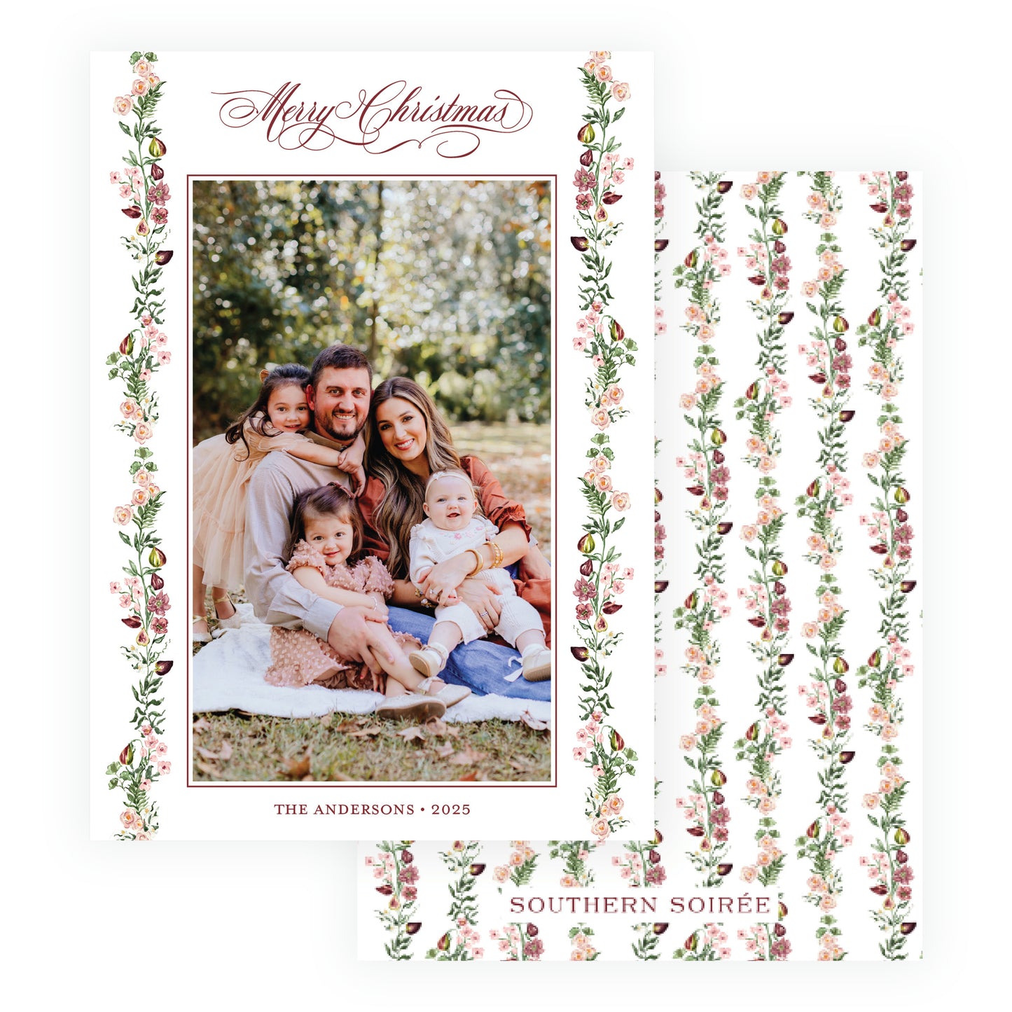 Figs and Floral Garland Trim