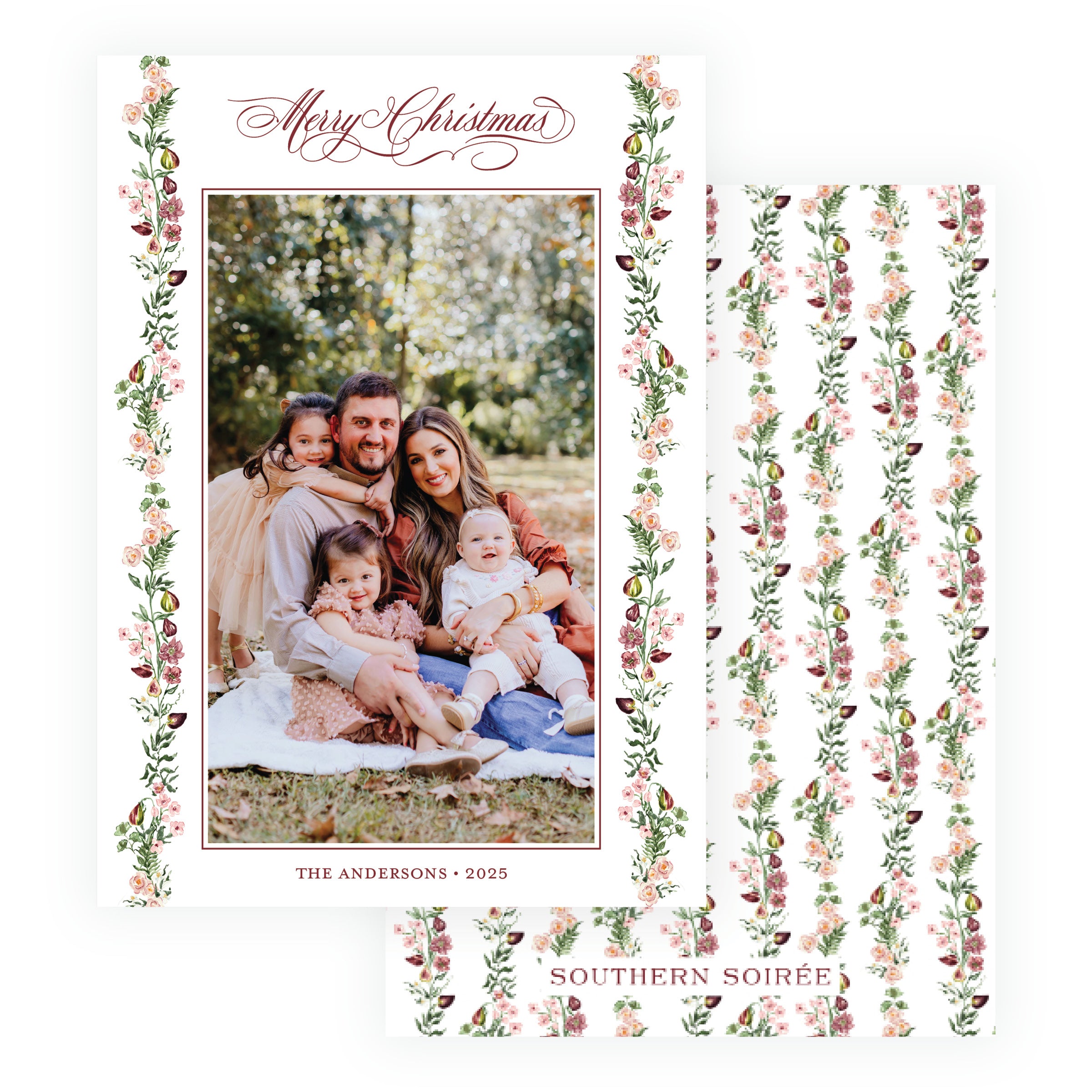 Figs and Floral Garland Trim