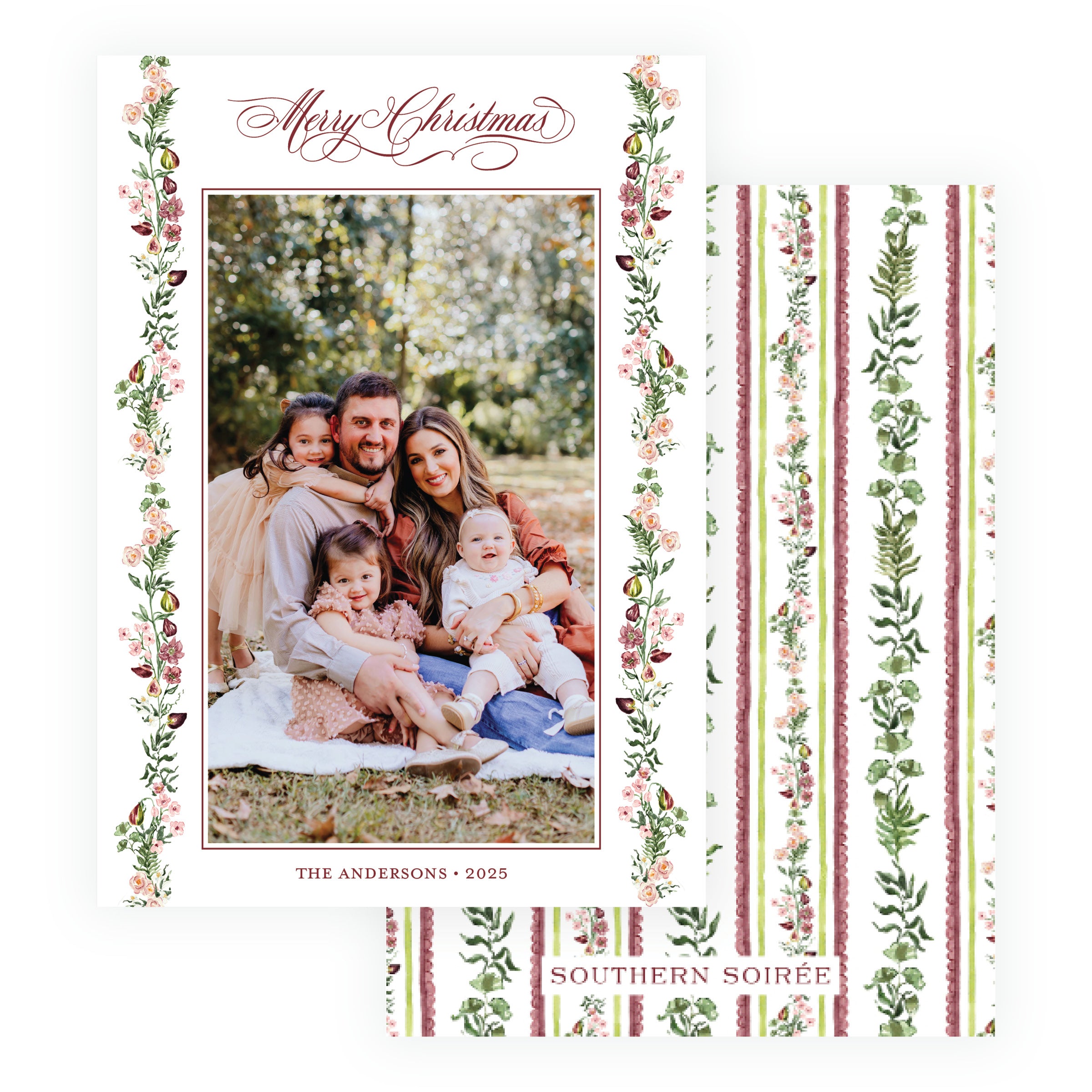 Figs and Floral Garland Trim