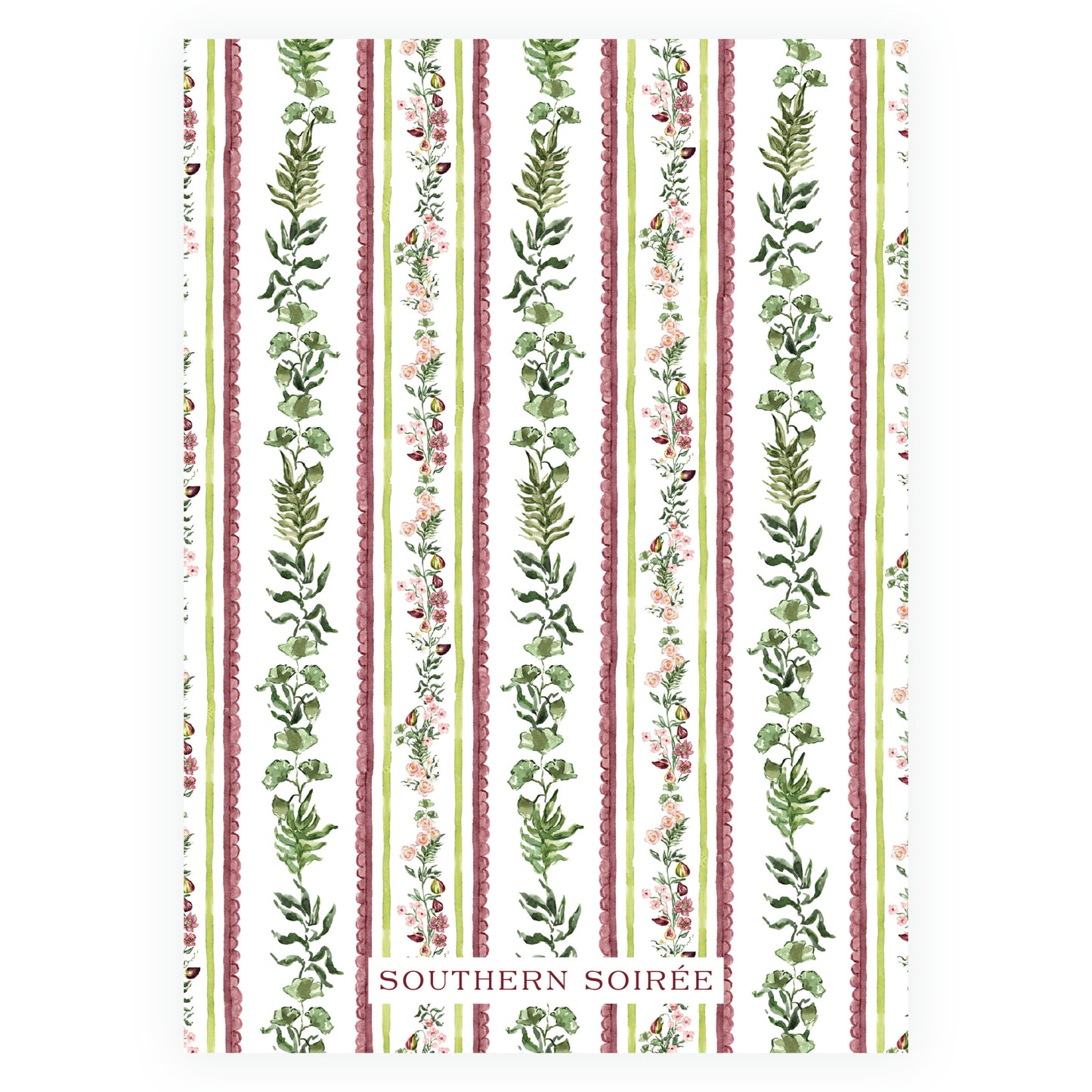 Figs and Floral Garland Trim