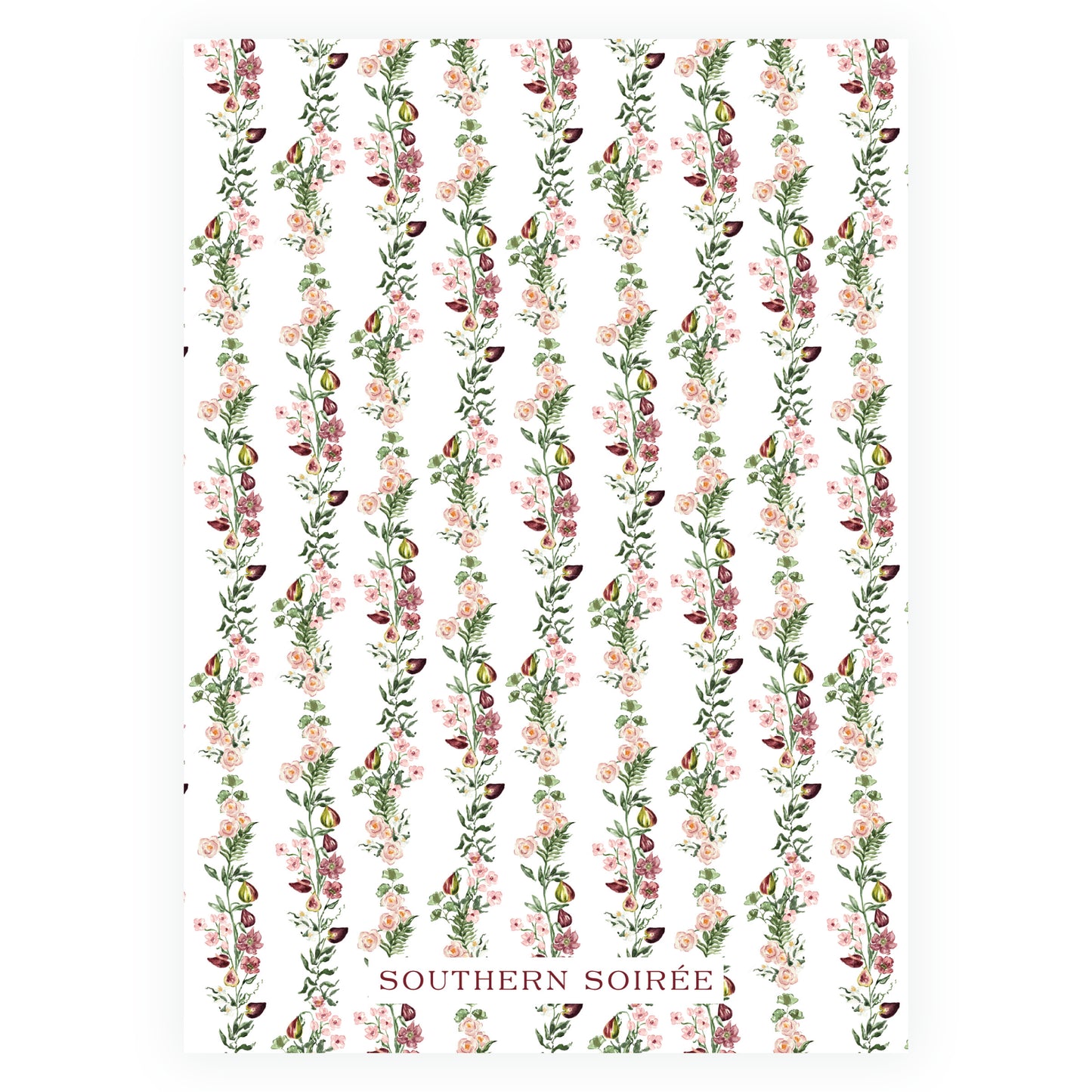 Figs and Floral Garland Trim