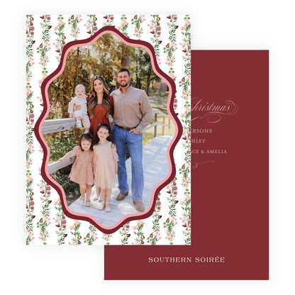 Figs and Florals with Oval Frame