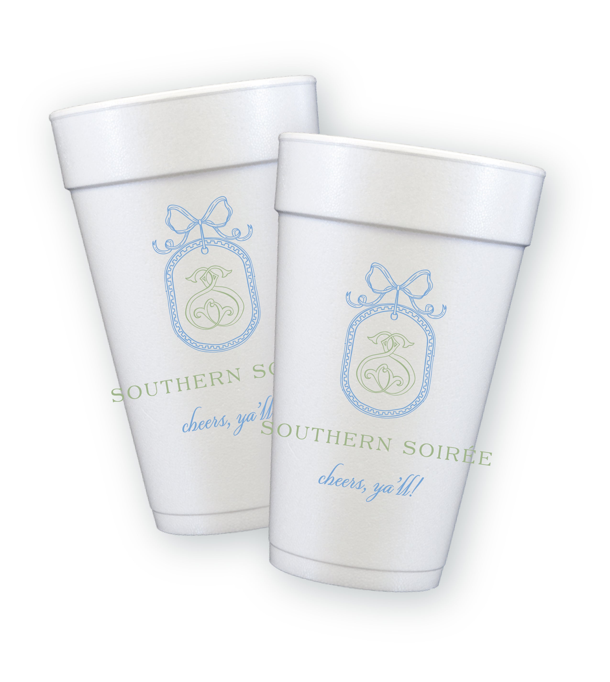 Single Or Two Colors Customize your Own Styrofoam Cups