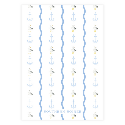 Blue Sailboat Invitation