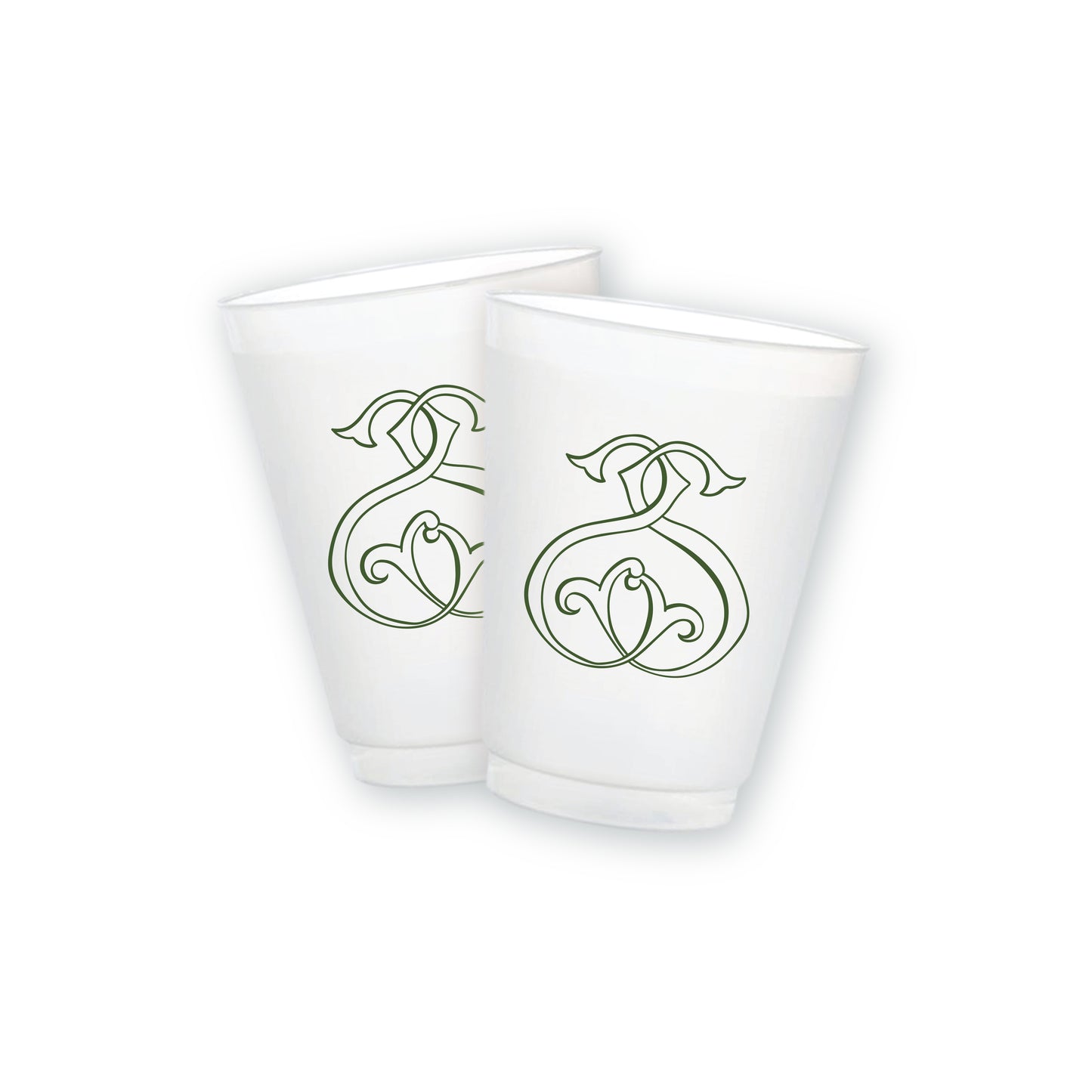 Customize Your Own Frosted Cup - 1 Color Design