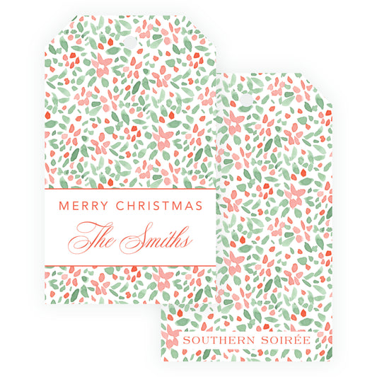 Painterly Festive Gift Tag