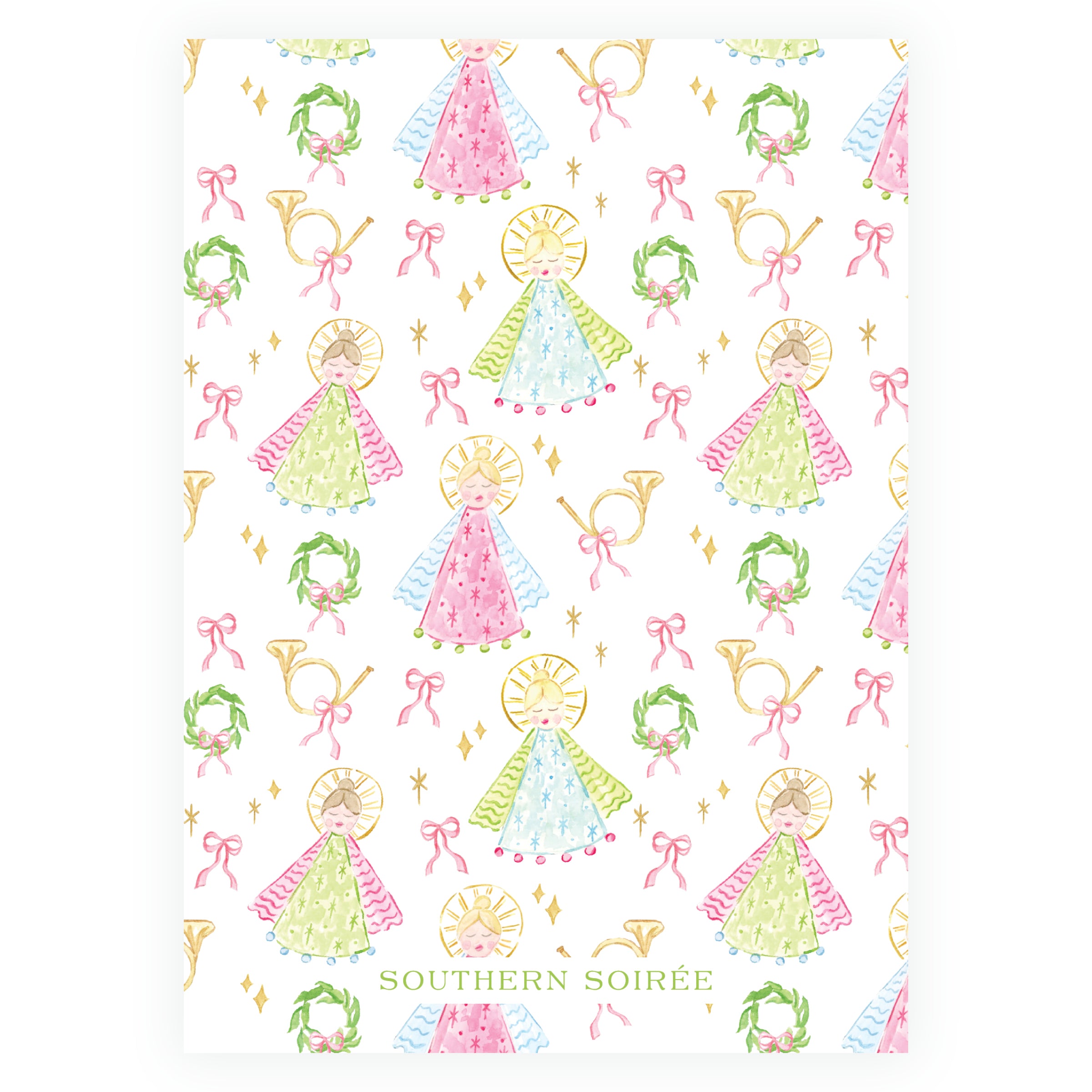 Green Holy Night Angels