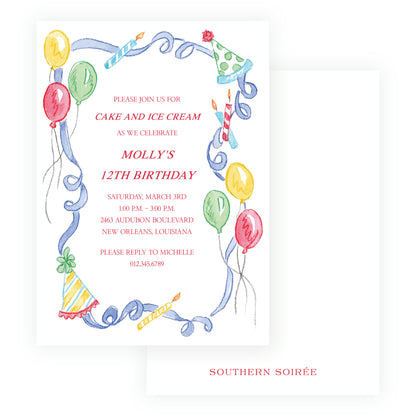Happy Birthday Invitation